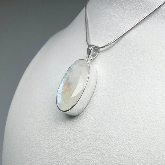Rainbow Moonstone Pendant - Rocks and Gems Canada