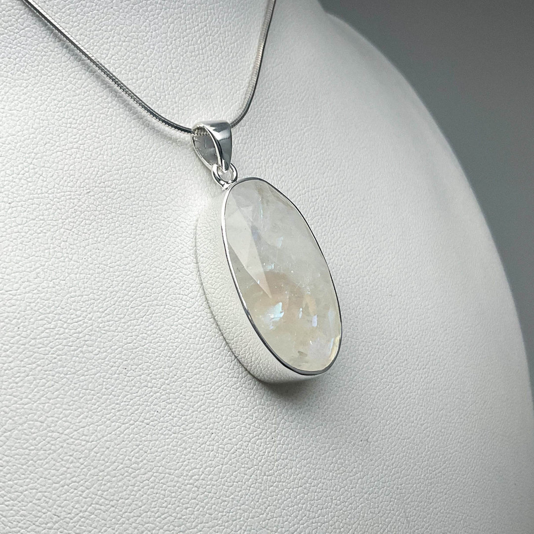 Rainbow Moonstone Pendant - Rocks and Gems Canada