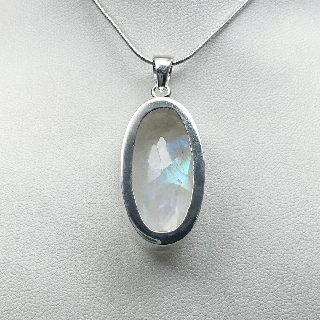 Rainbow Moonstone Pendant - Rocks and Gems Canada
