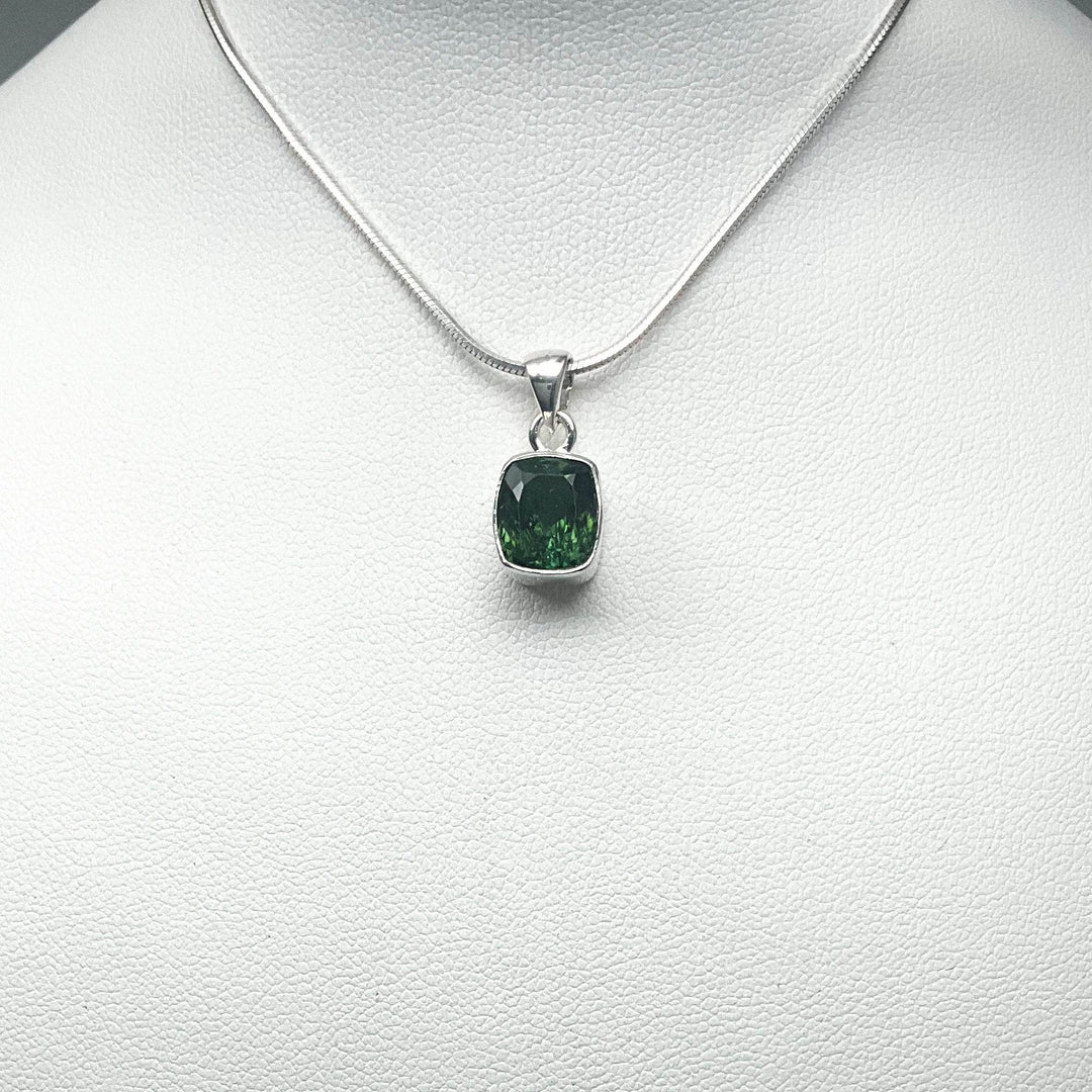 Green Tourmaline Pendant - Rocks and Gems Canada