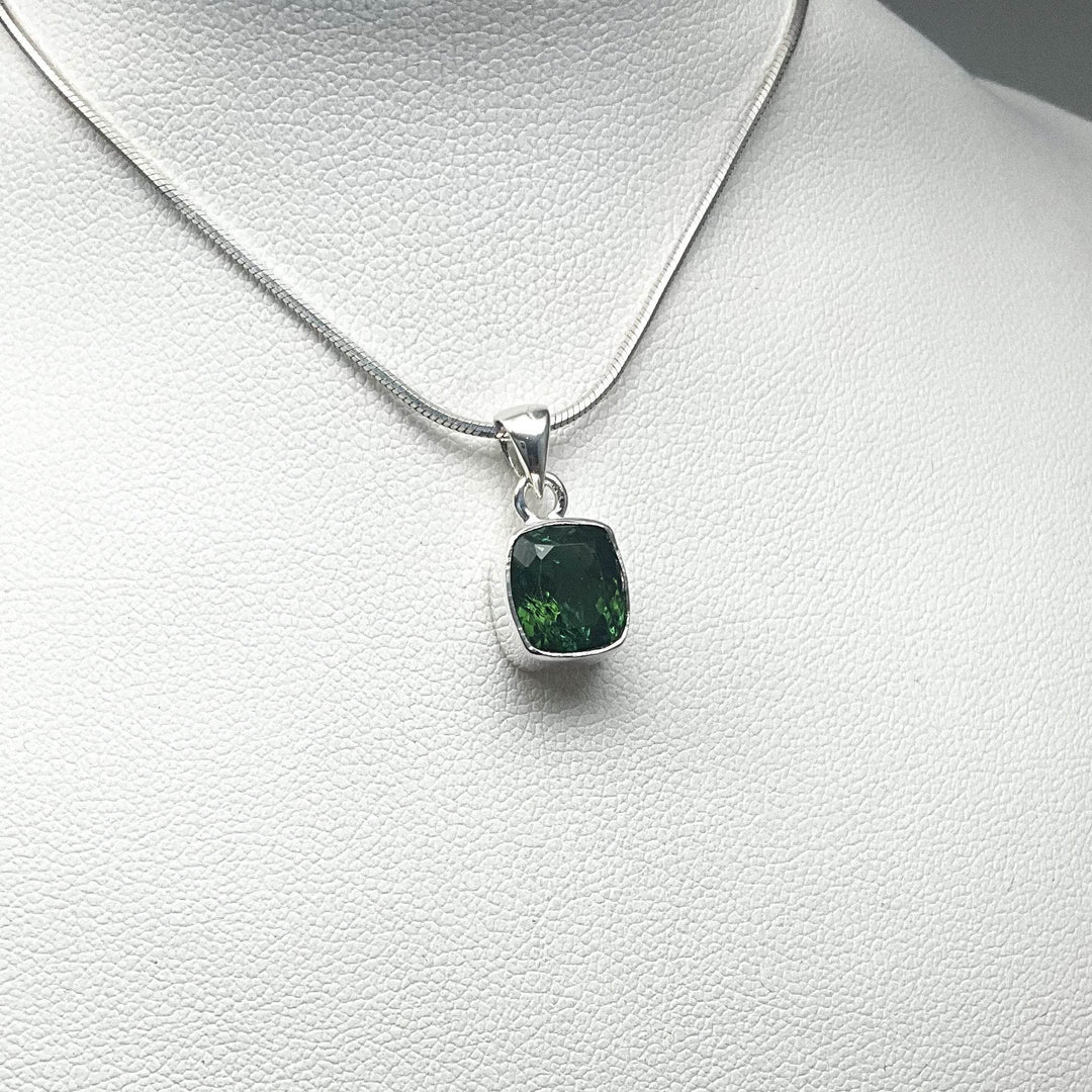 Green Tourmaline Pendant - Rocks and Gems Canada