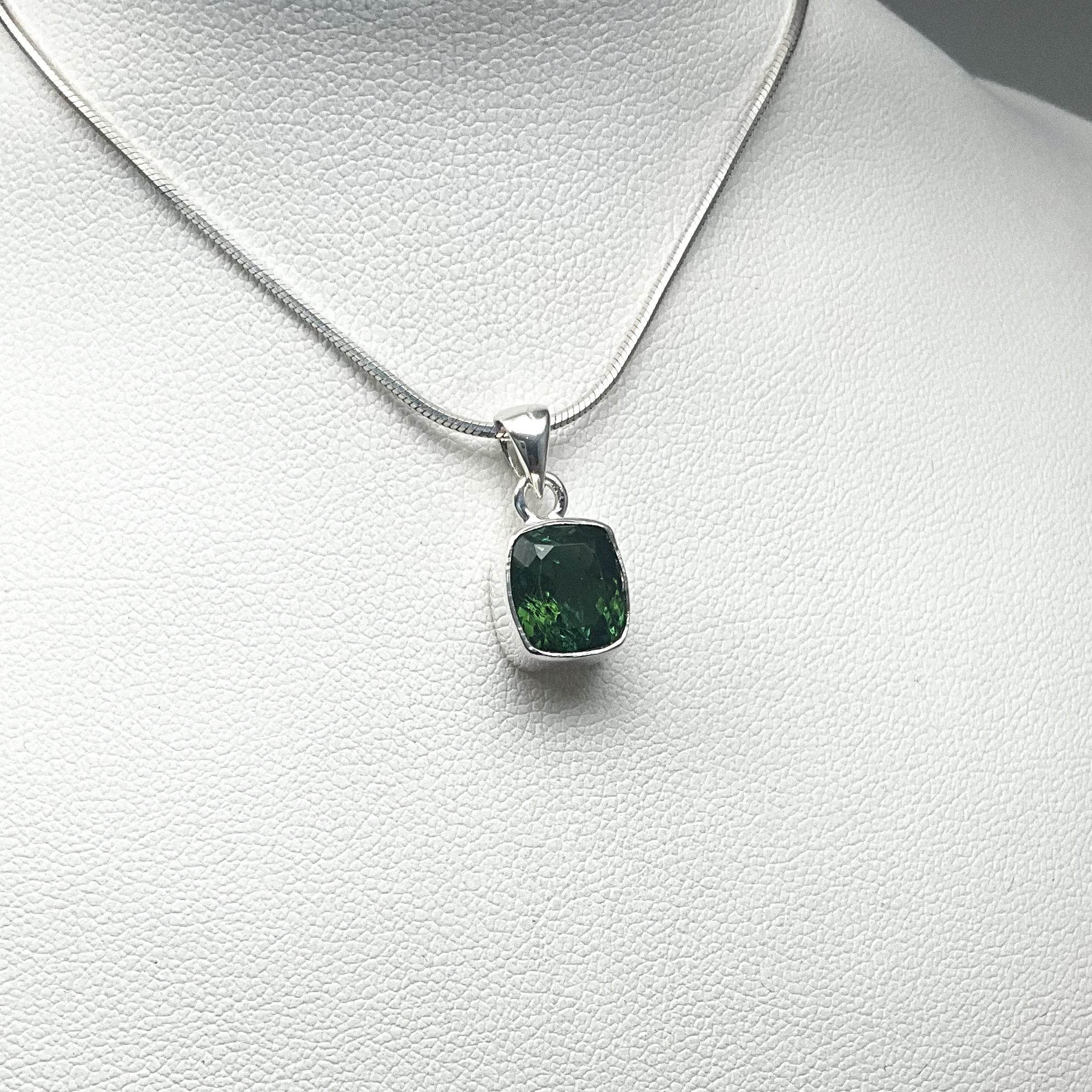 Green Tourmaline Pendant - Rocks and Gems Canada