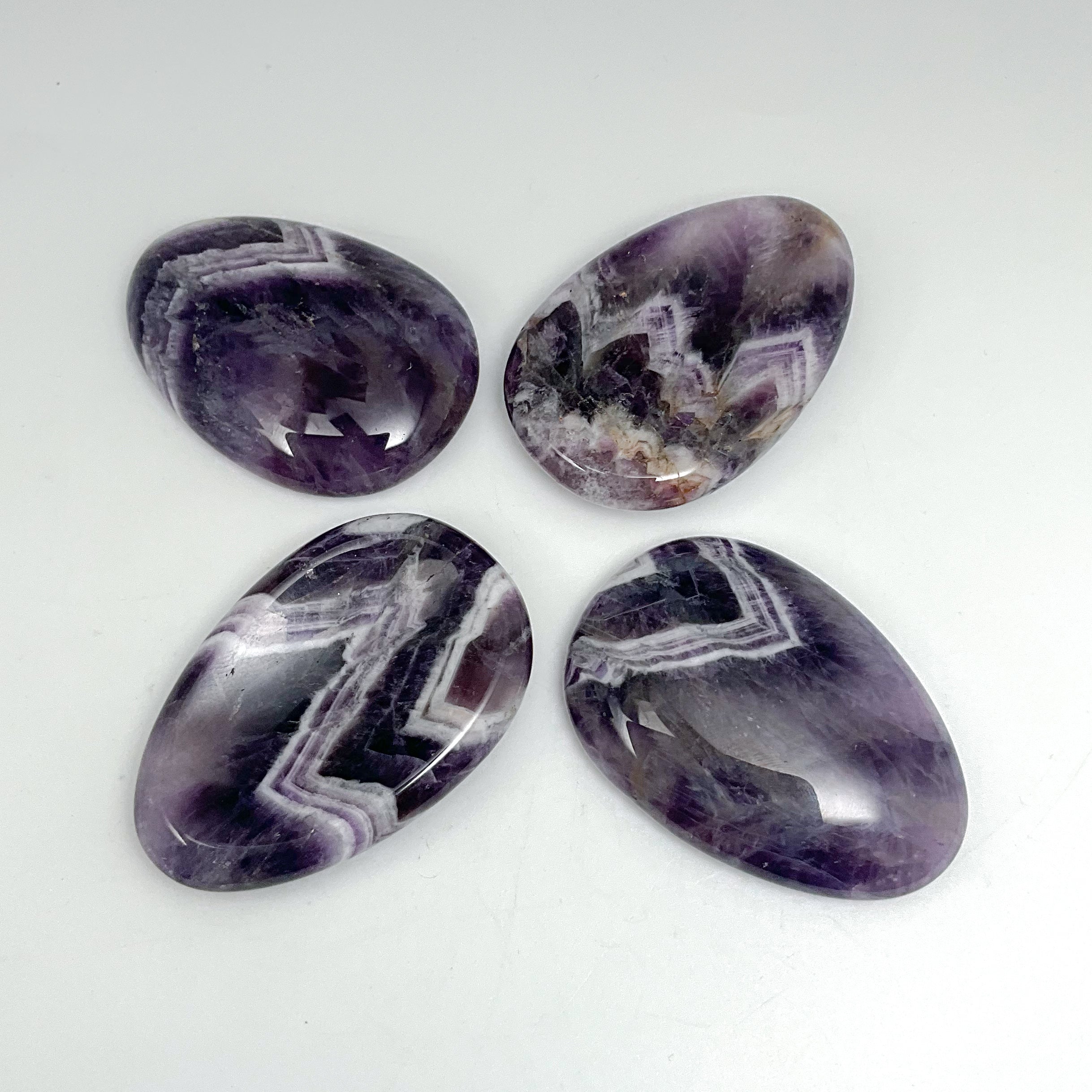 Worry Stone - Chevron Amethyst - Rocks and Gems Canada