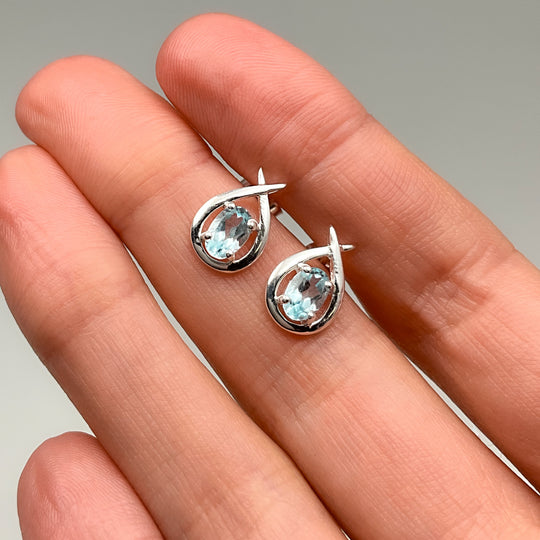 Topaz Stud Earrings