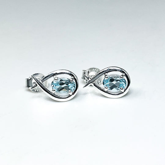 Topaz Stud Earrings
