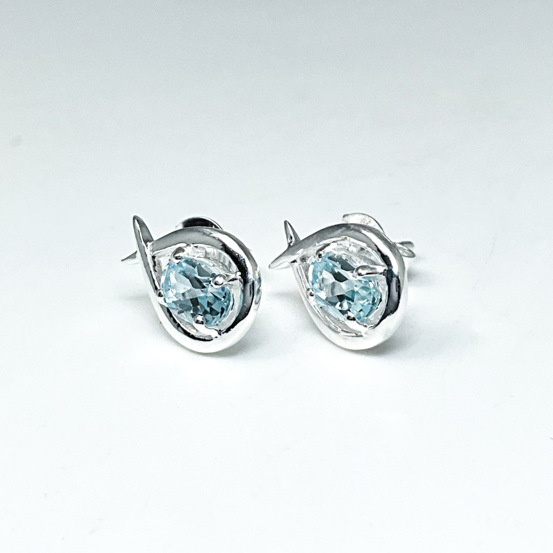 Topaz Stud Earrings