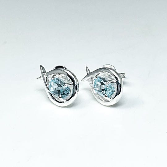 Topaz Stud Earrings