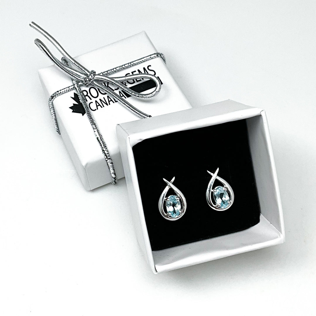 Topaz Stud Earrings