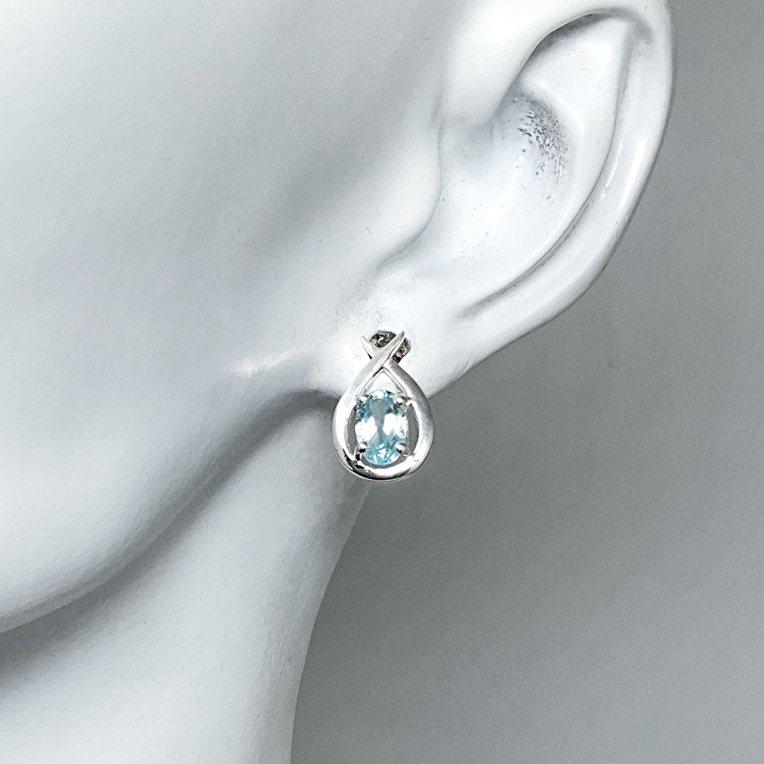 Topaz Stud Earrings