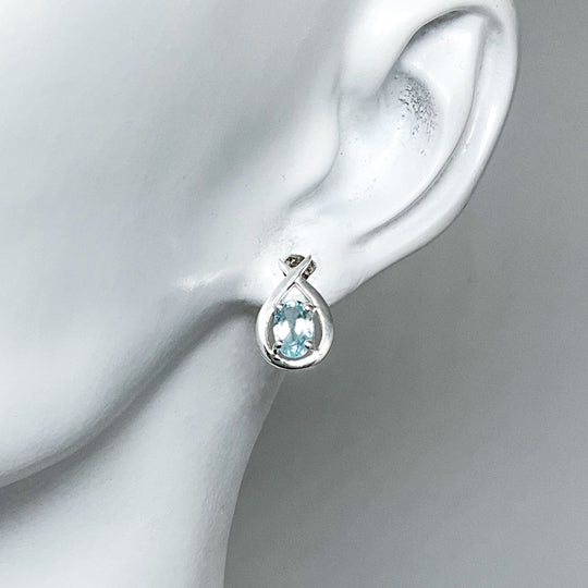 Topaz Stud Earrings