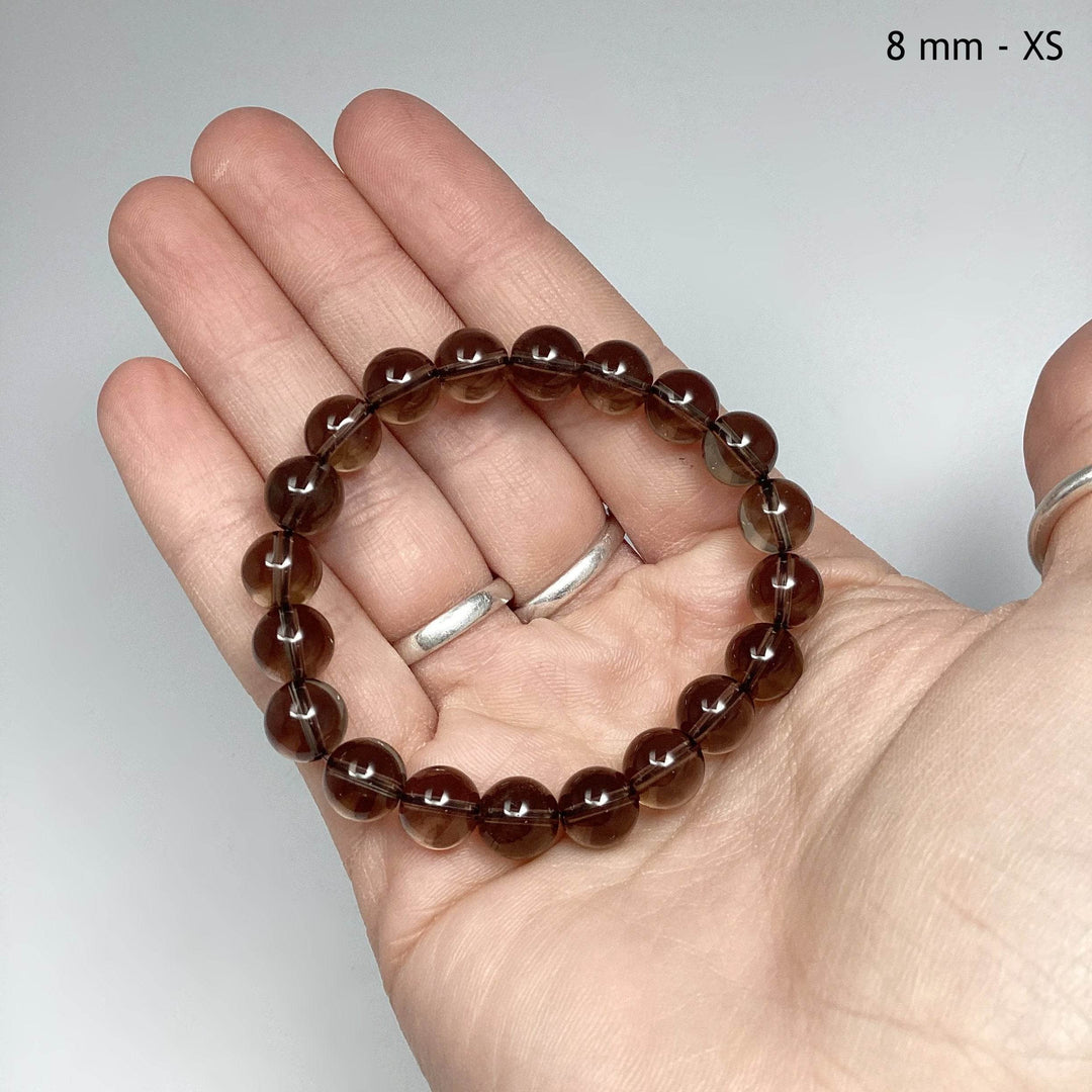 Smoky Quartz Beaded Bracelet - Rocks and Gems Canada