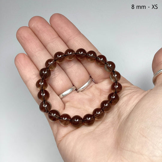 Smoky Quartz Beaded Bracelet - Rocks and Gems Canada