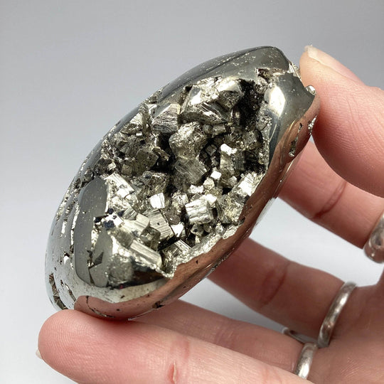 Iron Pyrite Heart - Rocks and Gems Canada