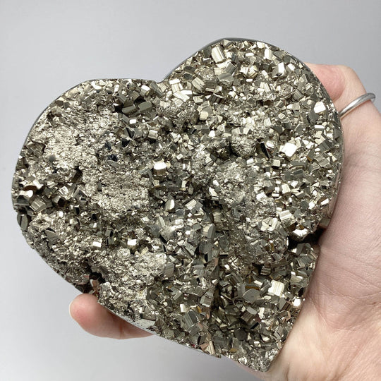 Iron Pyrite Heart - Rocks and Gems Canada