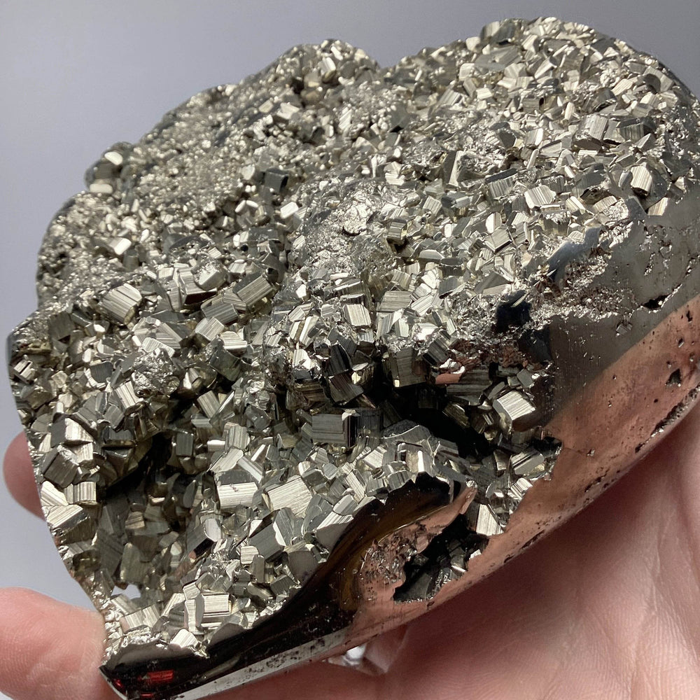 Iron Pyrite Heart - Rocks and Gems Canada
