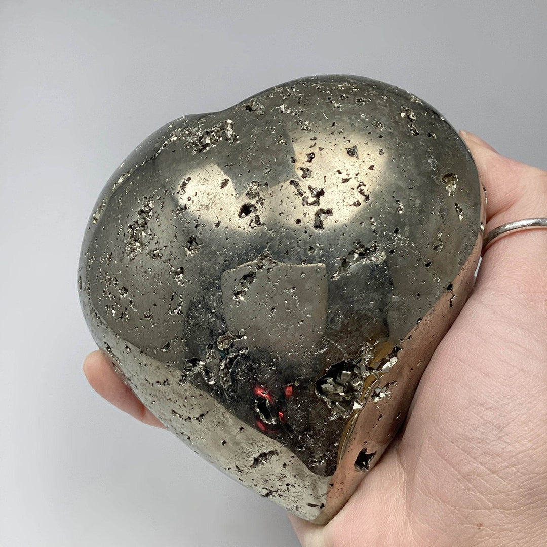 Iron Pyrite Heart - Rocks and Gems Canada