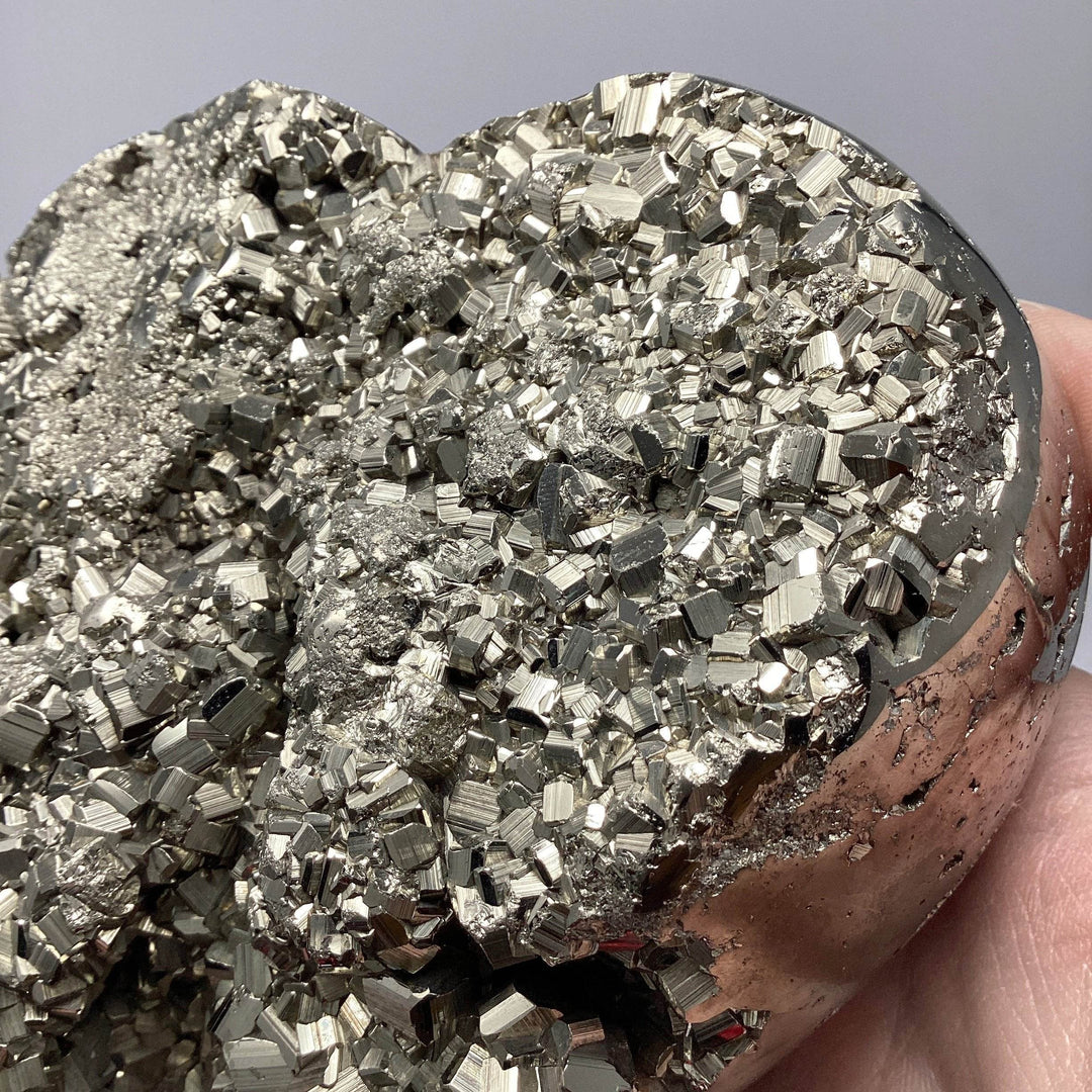 Iron Pyrite Heart - Rocks and Gems Canada