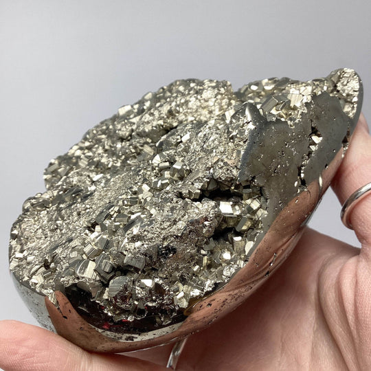 Iron Pyrite Heart - Rocks and Gems Canada