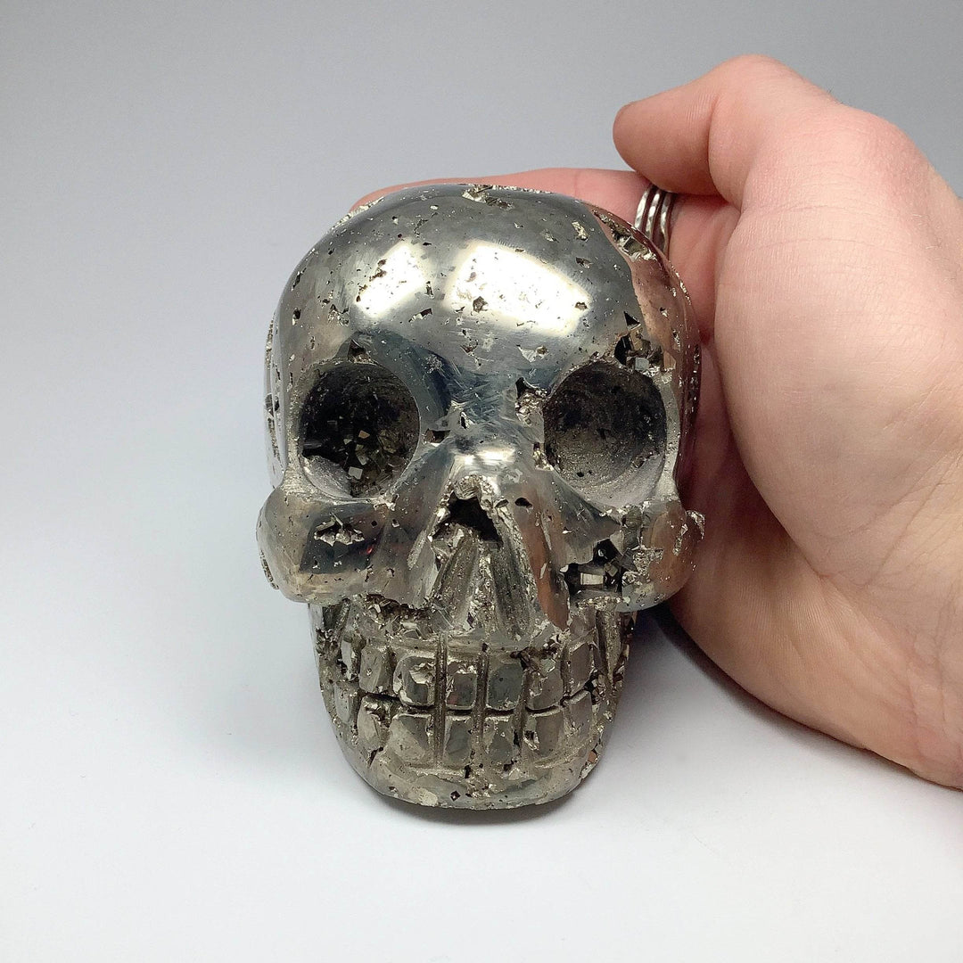 Iron Pyrite Skull - Rocks and Gems Canada