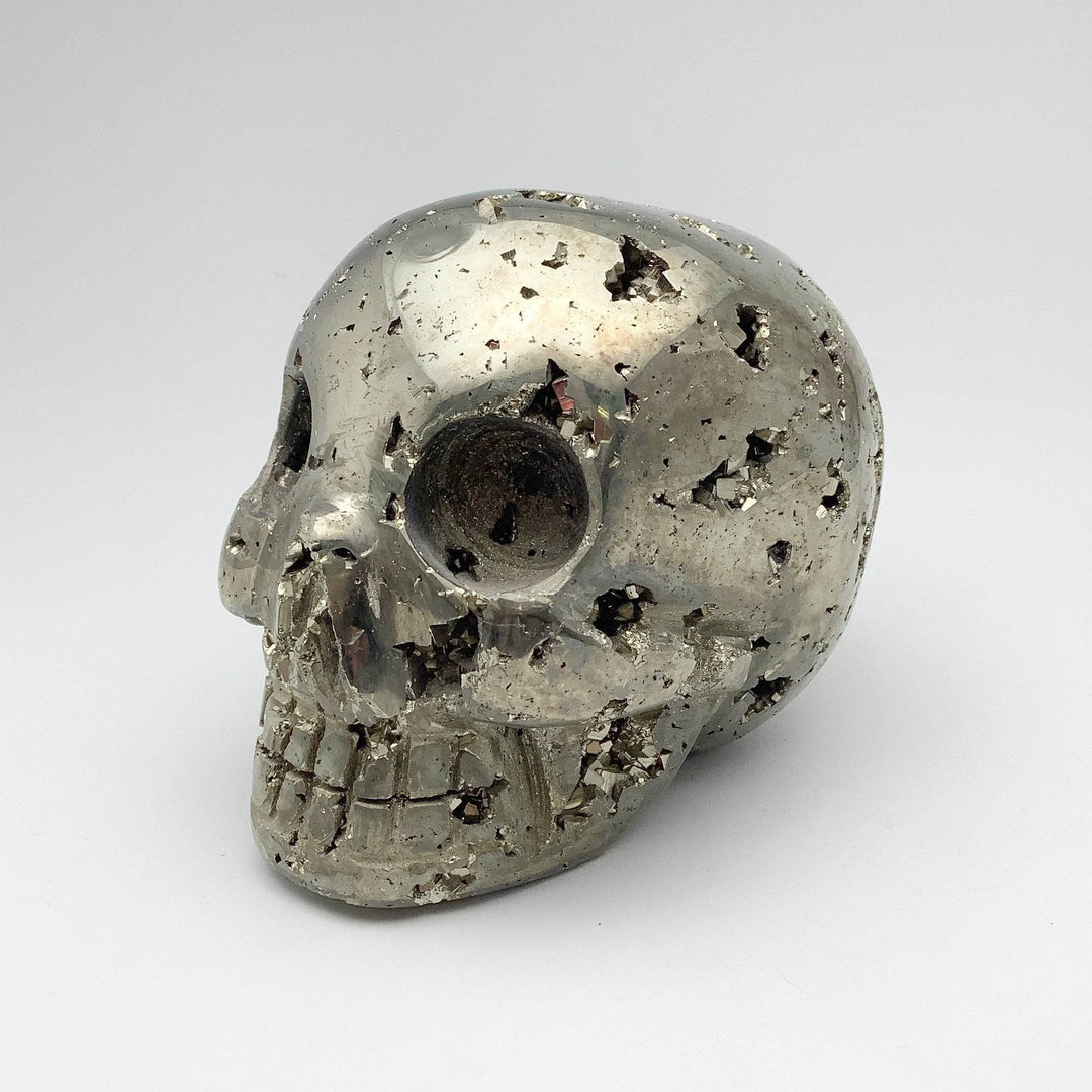 Iron Pyrite Skull - Rocks and Gems Canada