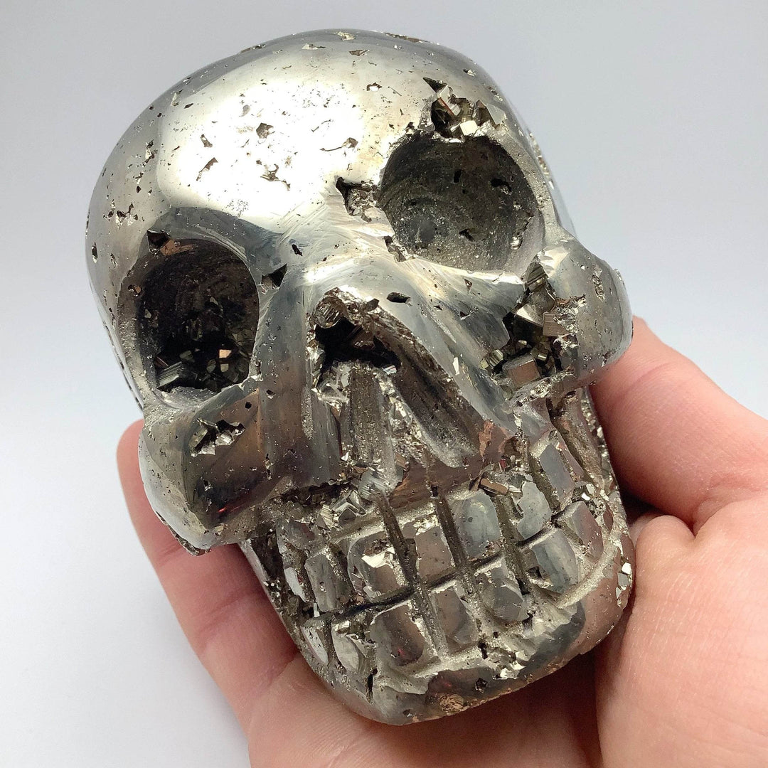 Iron Pyrite Skull - Rocks and Gems Canada