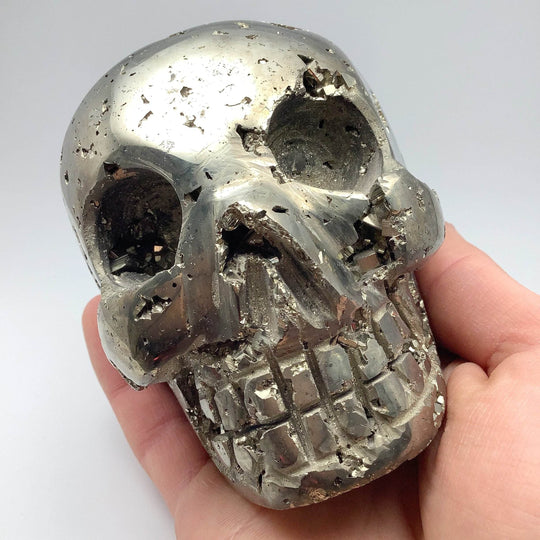 Iron Pyrite Skull - Rocks and Gems Canada