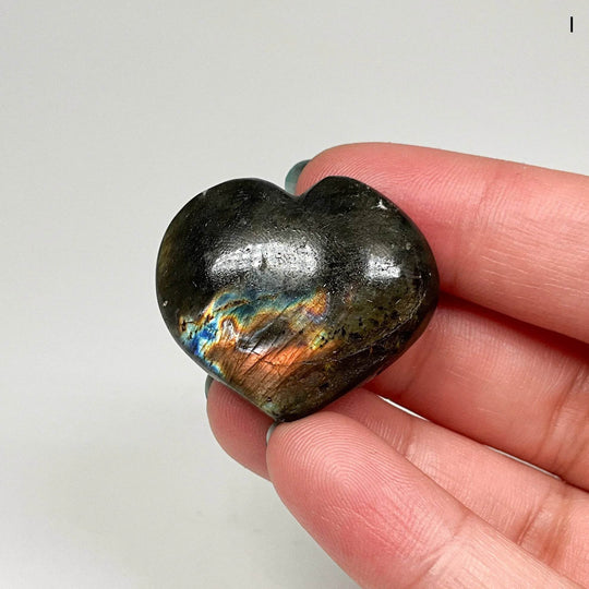 Labradorite Heart - Rocks and Gems Canada