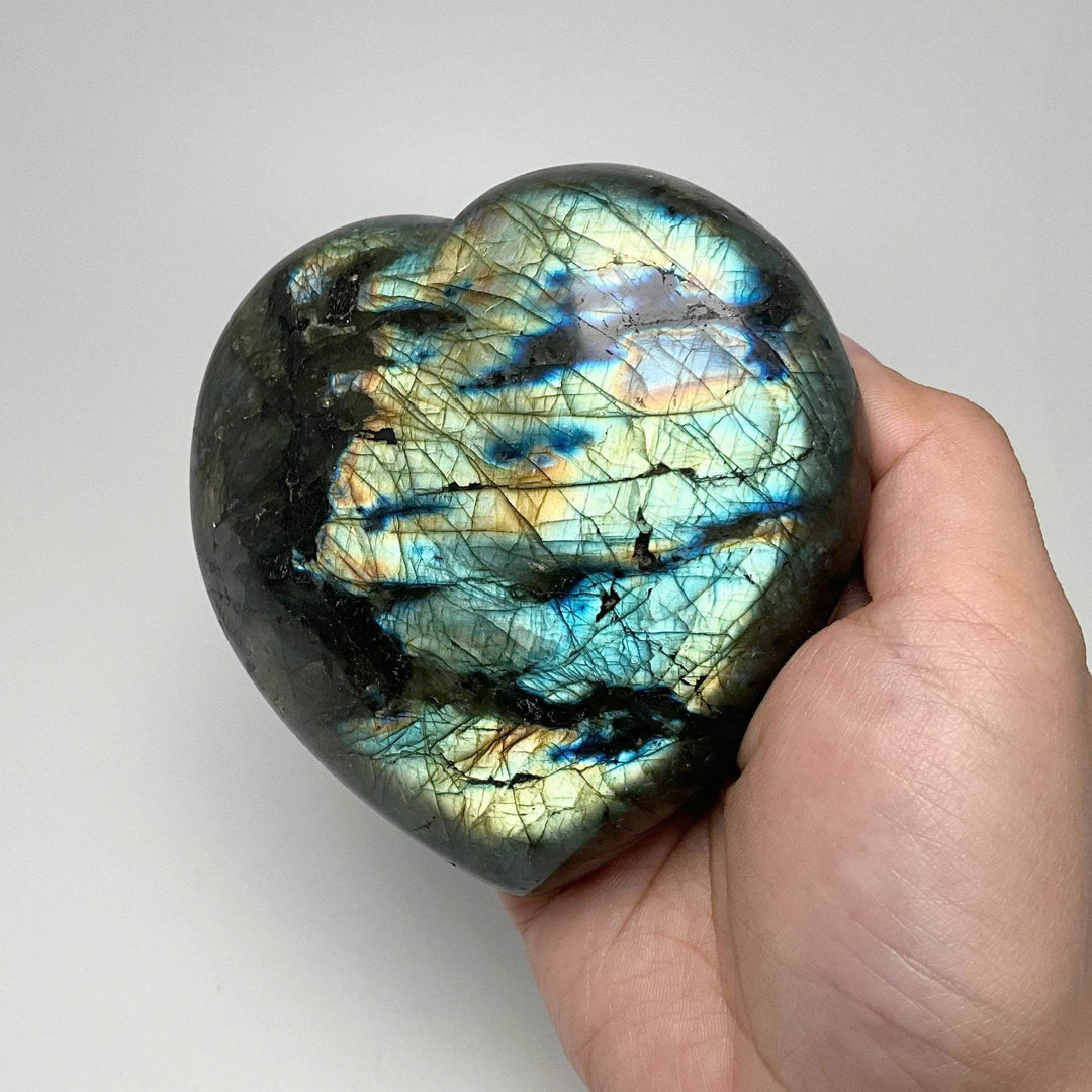 Labradorite Heart - Rocks and Gems Canada