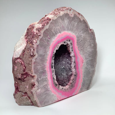 Large Pink Agate Geode