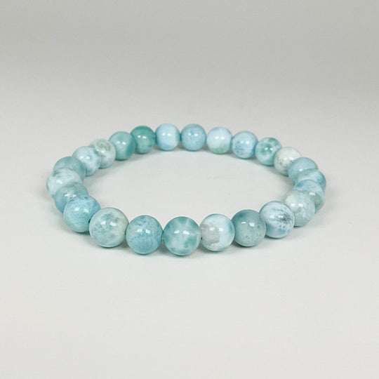 Larimar Beaded Bracelet - Rocks and Gems Canada