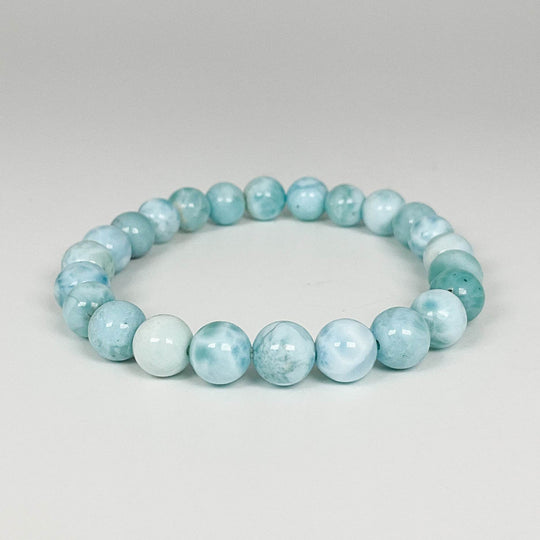 Larimar Beaded Bracelet - Rocks and Gems Canada