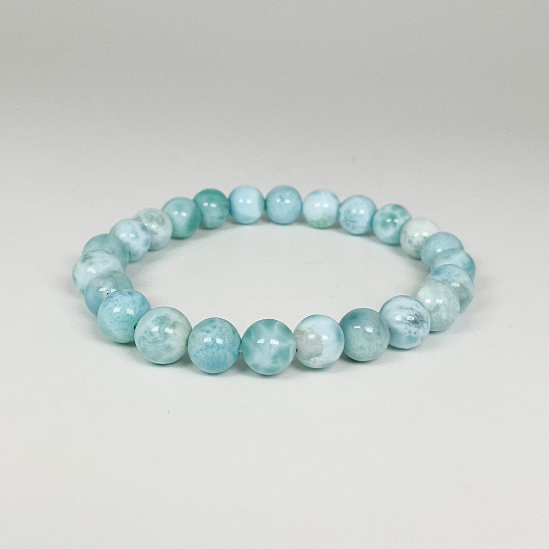 Larimar Beaded Bracelet - Rocks and Gems Canada