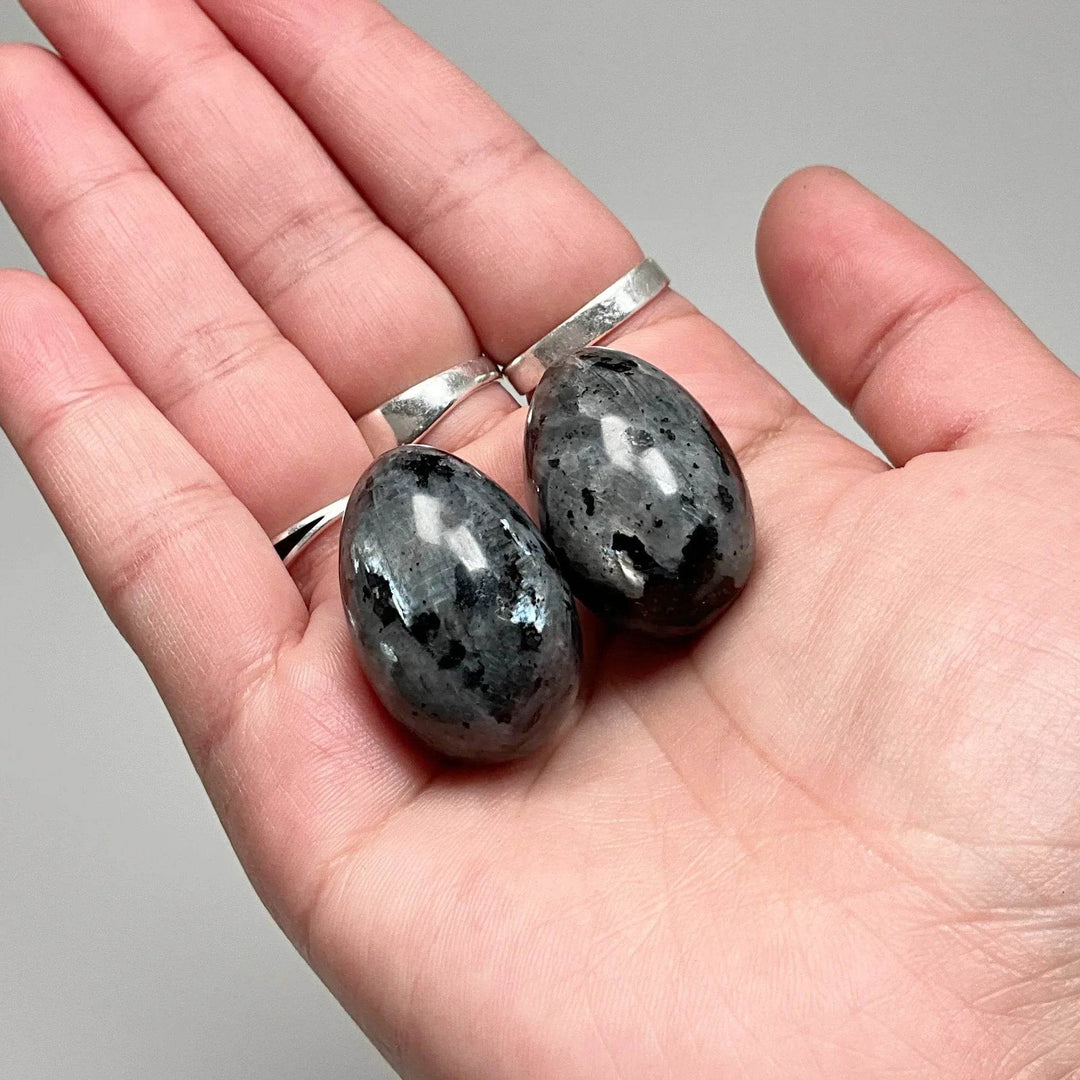 Larvikite Mini Egg - Rocks and Gems Canada