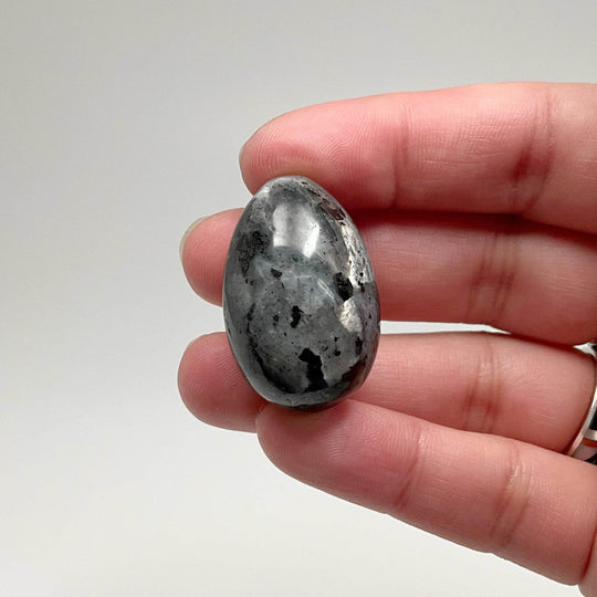 Larvikite Mini Egg - Rocks and Gems Canada