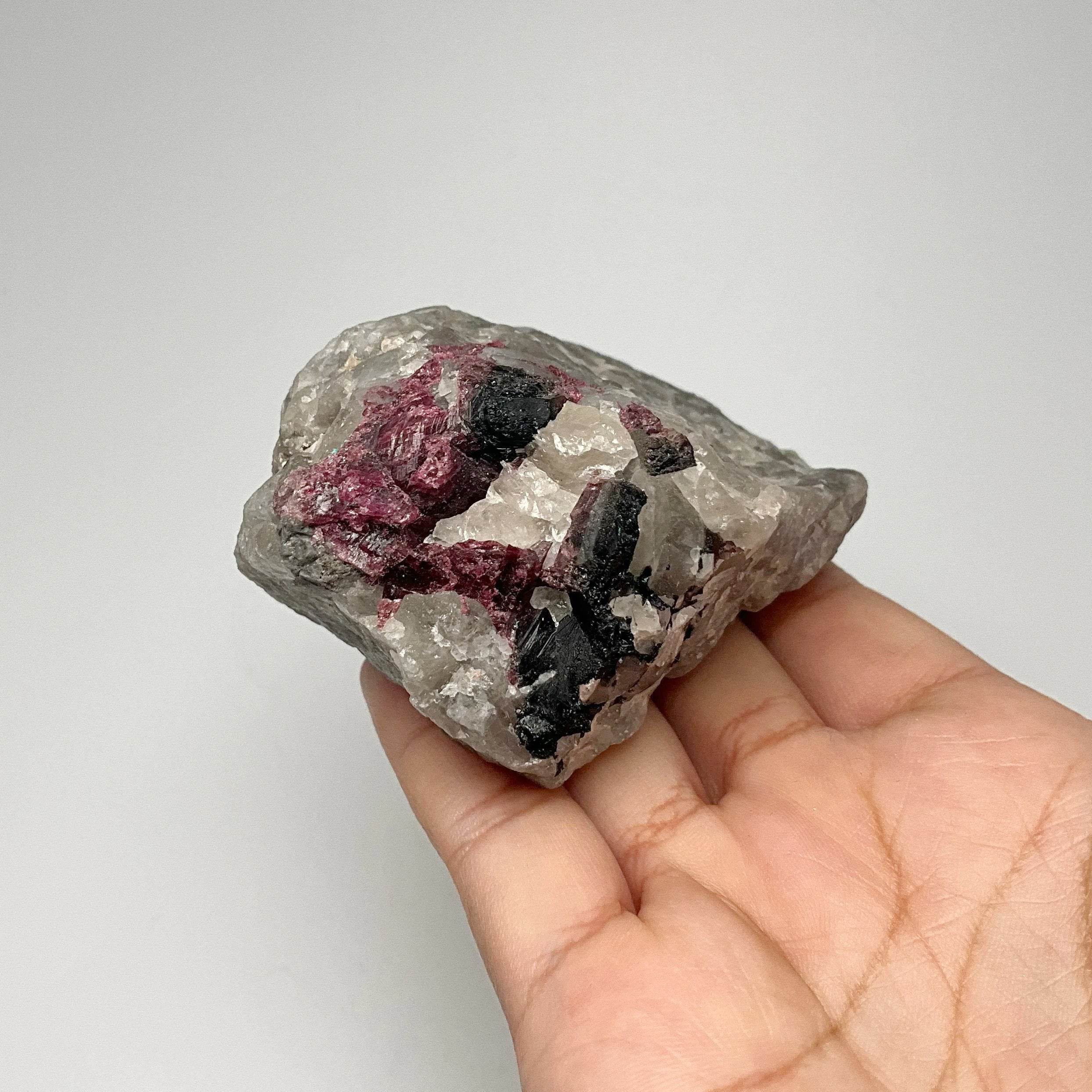 Mixed Tourmaline in Matrix - Rocks and Gems Canada
