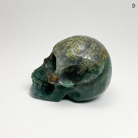 Moss Agate Skulls - Rocks and Gems Canada