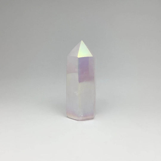 Opalescent Rose Quartz Point - Rocks and Gems Canada