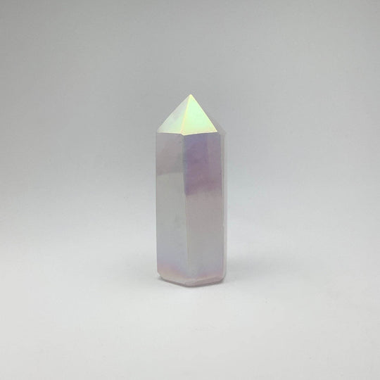 Opalescent Rose Quartz Point - Rocks and Gems Canada