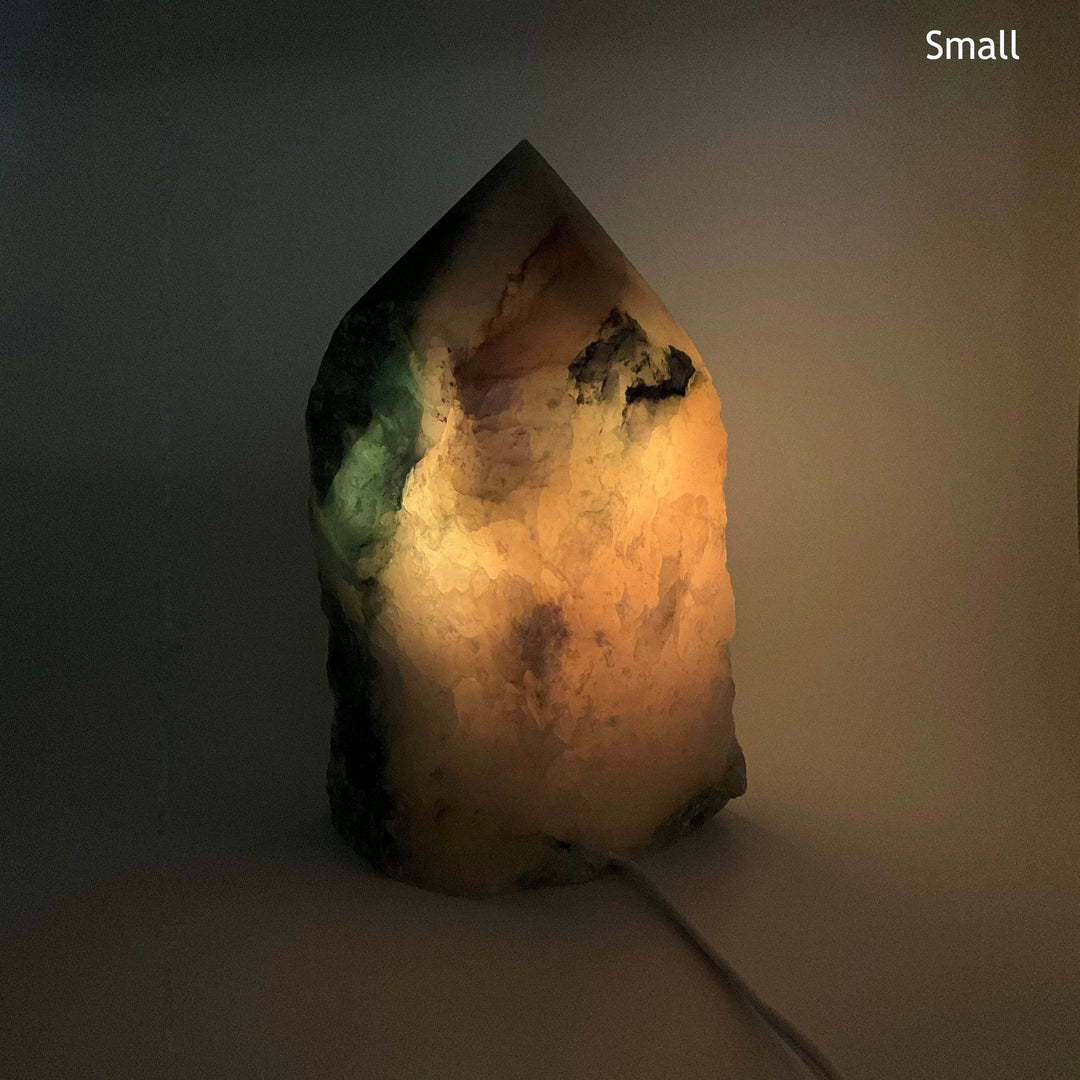 Orchid Green Aventurine Lamp - Rocks and Gems Canada