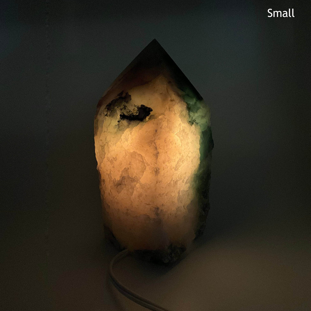 Orchid Green Aventurine Lamp - Rocks and Gems Canada