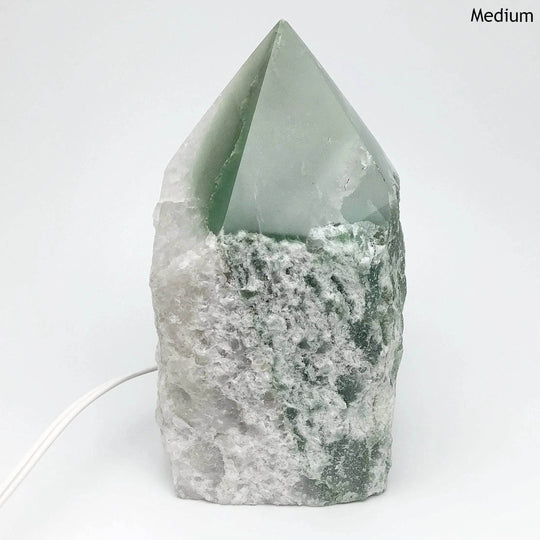 Orchid Green Aventurine Lamp - Rocks and Gems Canada