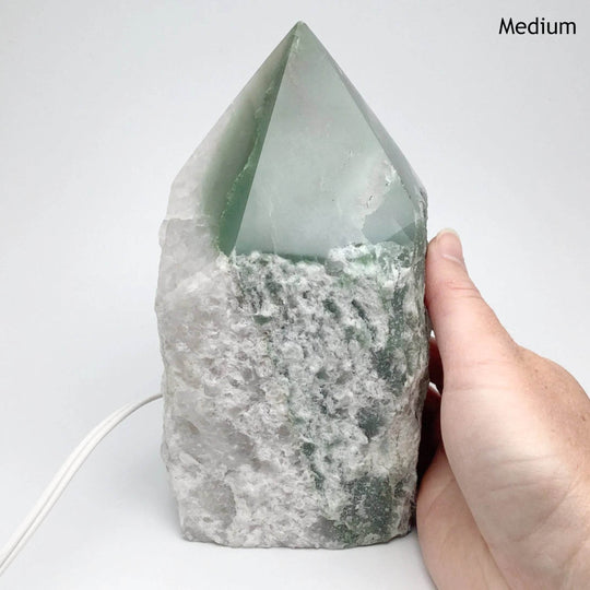 Orchid Green Aventurine Lamp - Rocks and Gems Canada