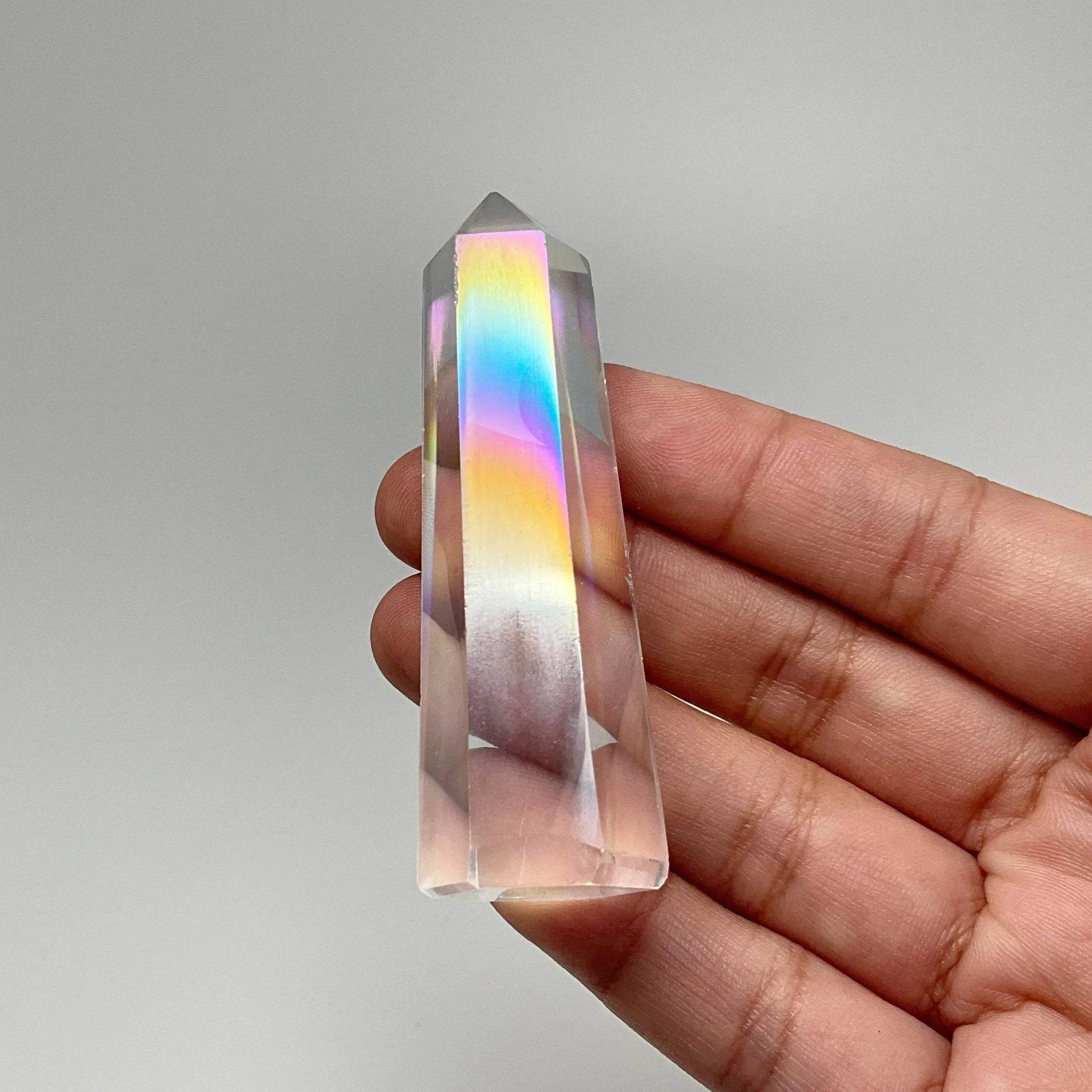 Polished Opalescent Quartz Point - Rocks and Gems Canada