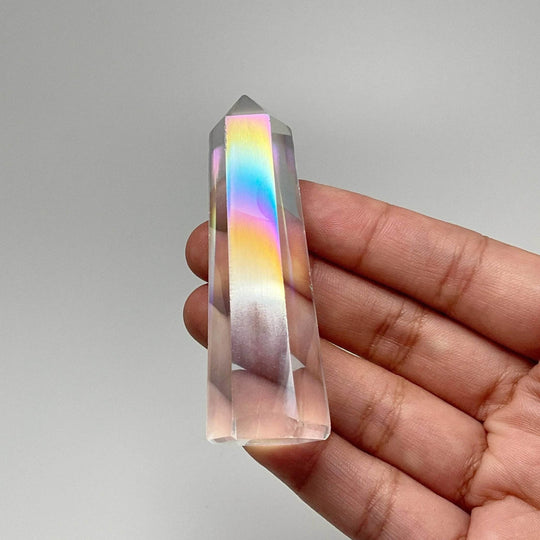 Polished Opalescent Quartz Point - Rocks and Gems Canada