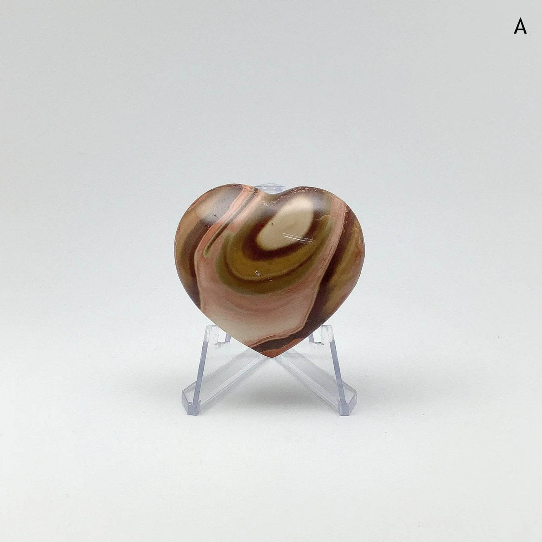 Polychrome Jasper Heart - Rocks and Gems Canada