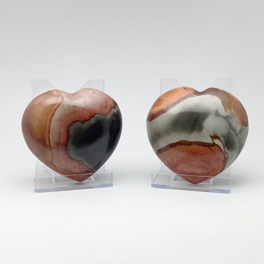 Polychrome Jasper Heart - Rocks and Gems Canada