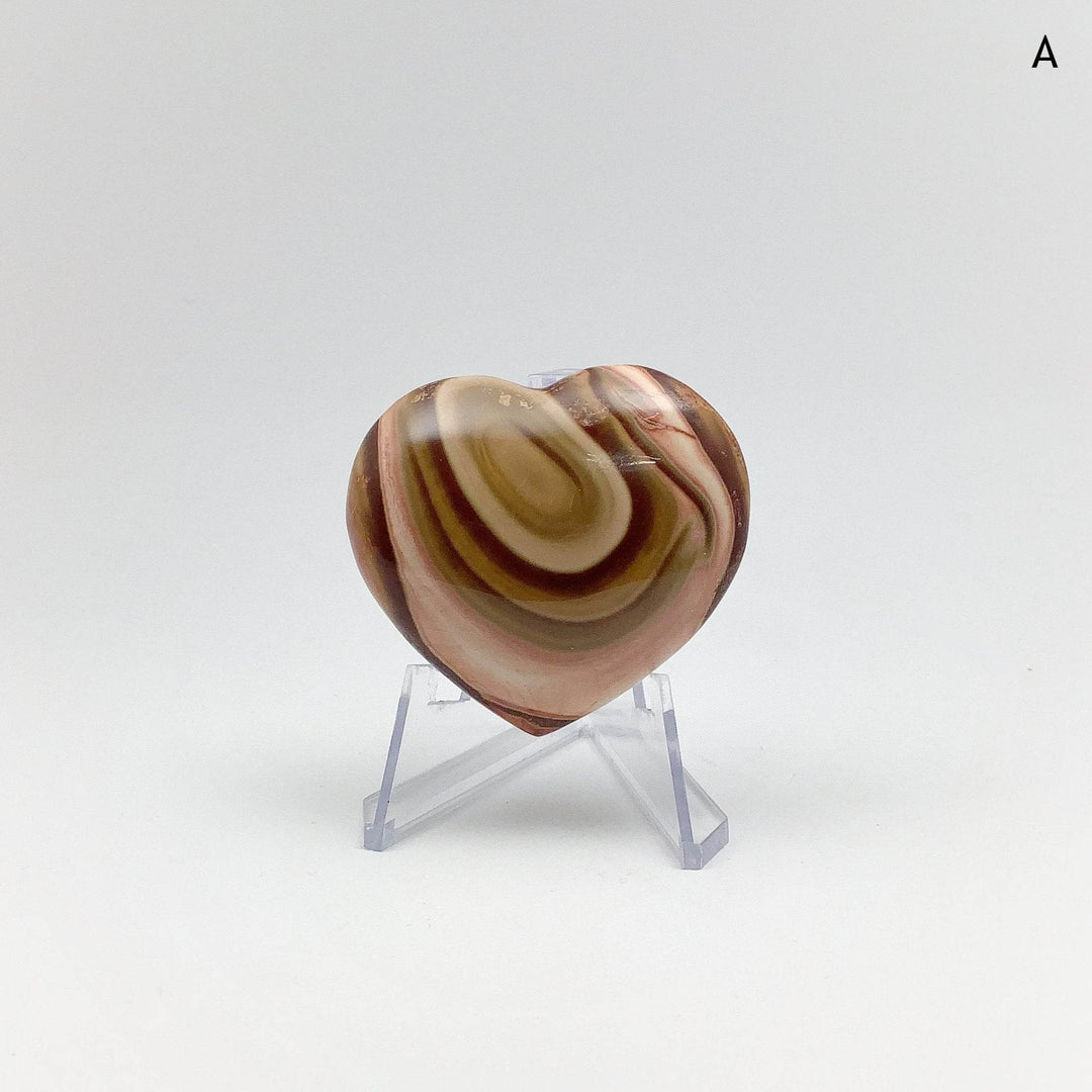 Polychrome Jasper Heart - Rocks and Gems Canada