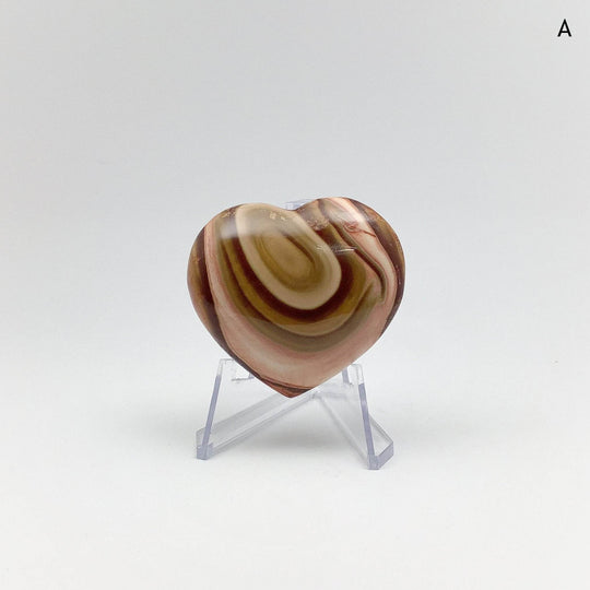 Polychrome Jasper Heart - Rocks and Gems Canada