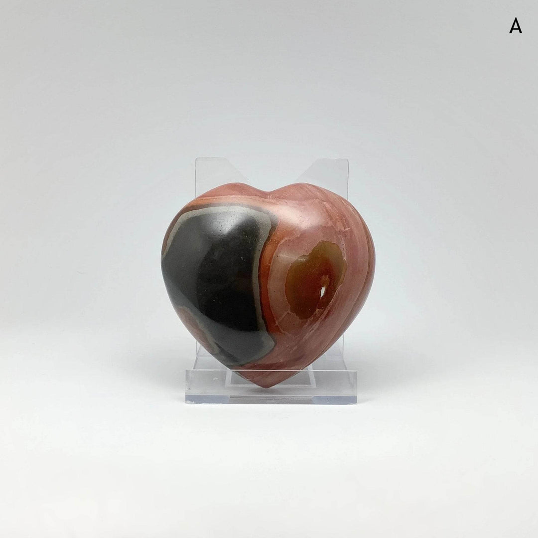 Polychrome Jasper Heart - Rocks and Gems Canada