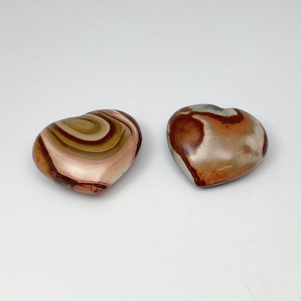 Polychrome Jasper Heart - Rocks and Gems Canada